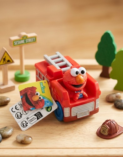 Sesame street elmo fire truck - fire,
